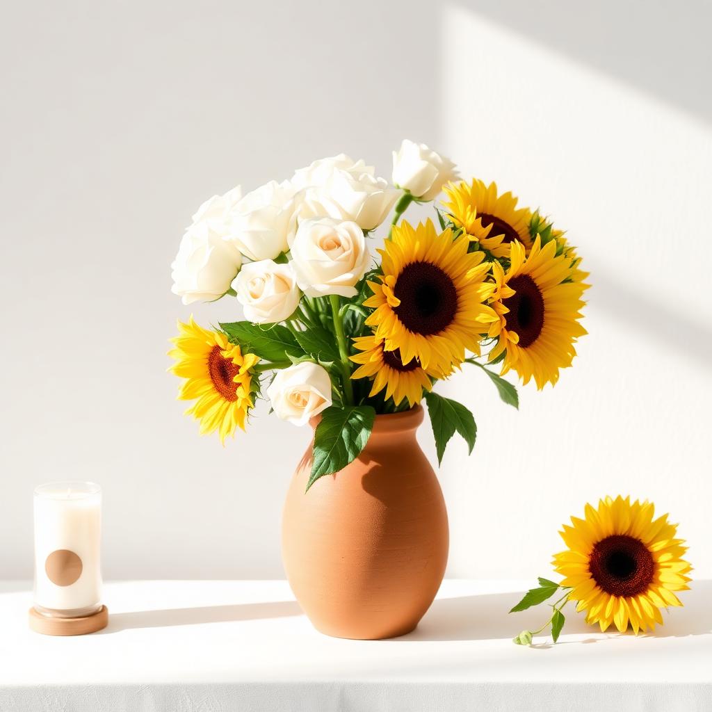 Flores no altar